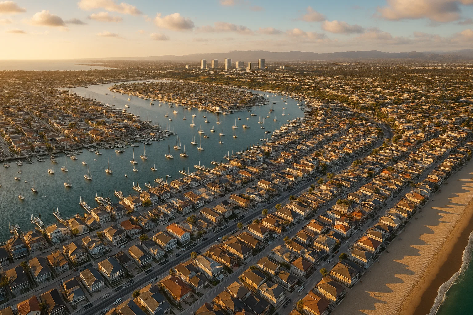 Newport Beach background